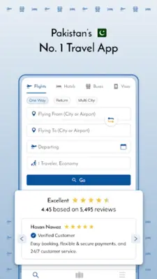 Sastaticket Flights, Bus android App screenshot 6